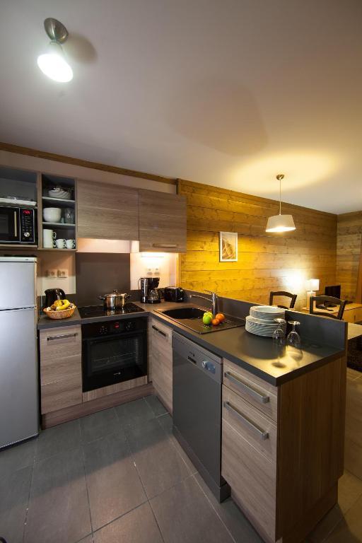 Cgh Residences & Spas Les Chalets Du Soleil Contemporain Saint-Martin-de-Belleville Bilik gambar